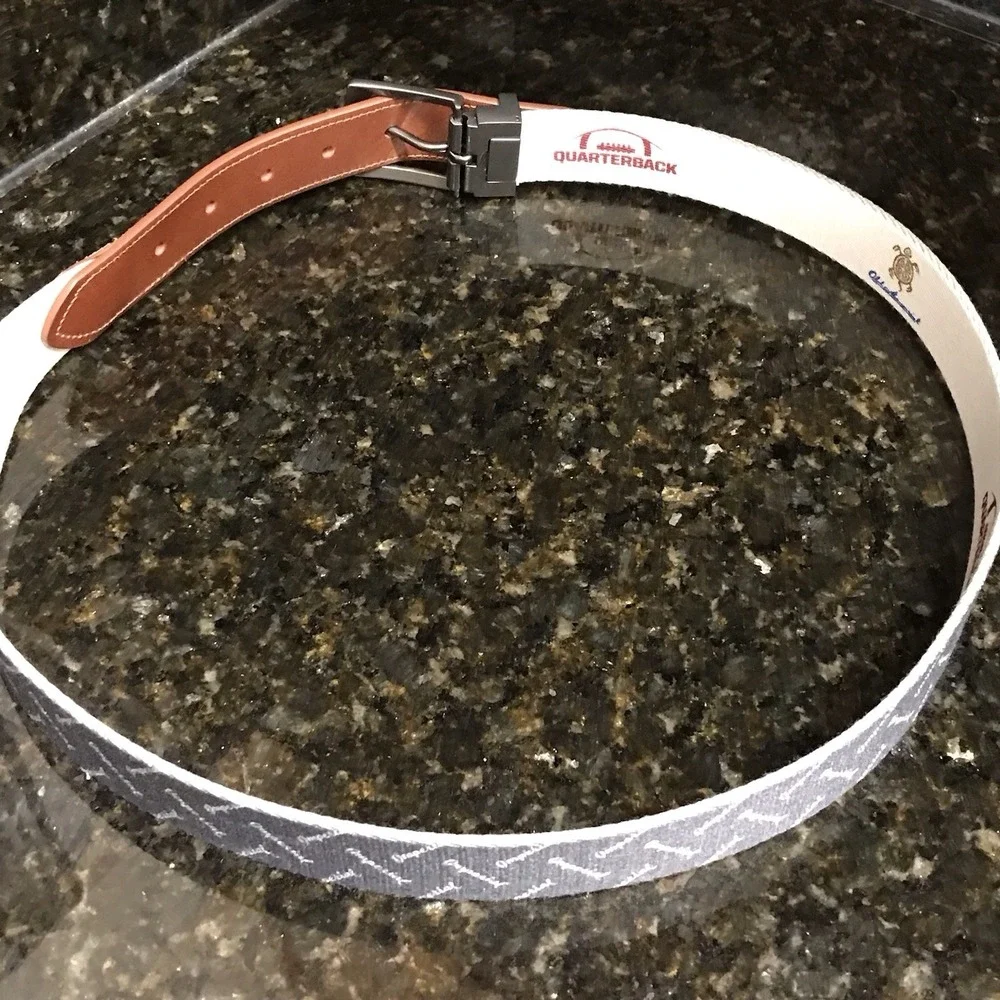 Men's Imperial‎ 1916 Belt Embroidered Quarterback Design Size 30-32